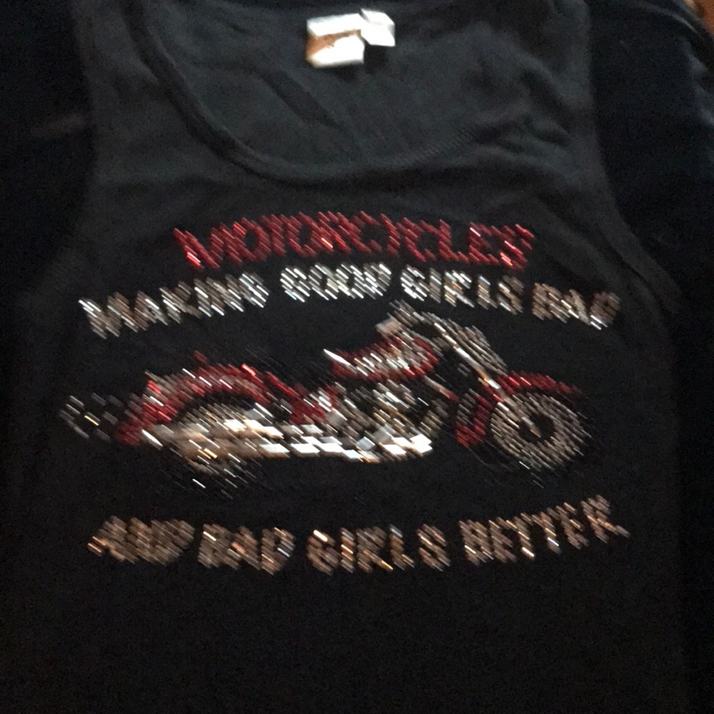 Biker chick tank